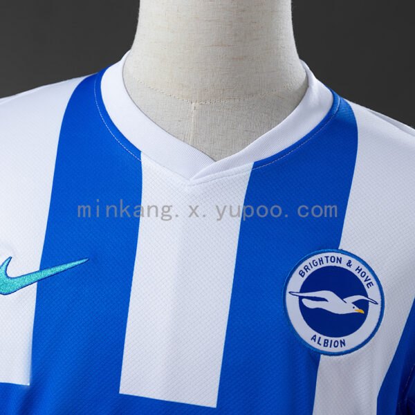 Camiseta Brighton & Hove Albion 2024 Local - detalle del tejido transpirable