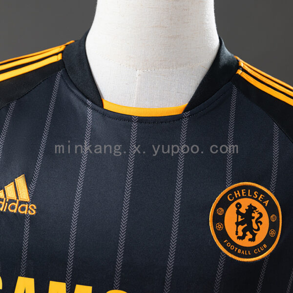 Camiseta Chelsea 2010/11 Retro Visita - detalle del cuello