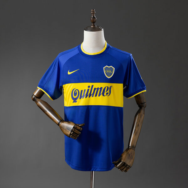 Camiseta Boca Juniors 2000 Retro Local - detalle escudo