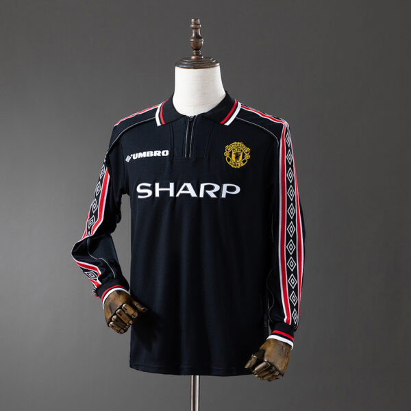 Camiseta Manchester United 1994/95 Retro Tercera Manga Larga - vista frontal