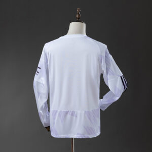 Camiseta Manchester United 2024/25 Visita Manga Larga - detalle sponsor DXC Technology