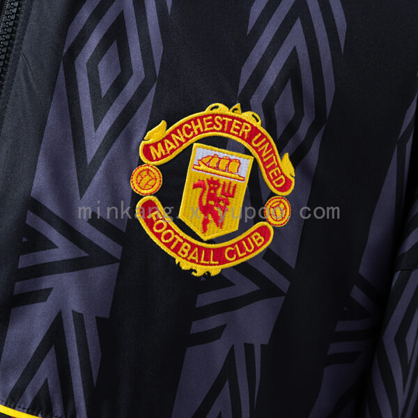 Camiseta Manchester United 1998/99 Cortaviento Retro - detalle puño