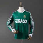 Camiseta Deportivo La Coruña 1994 Retro Local Manga Larga — detalle escudo