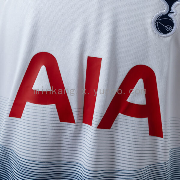 Camiseta Tottenham Hotspur 2018/19 Local Retro - detalle manga