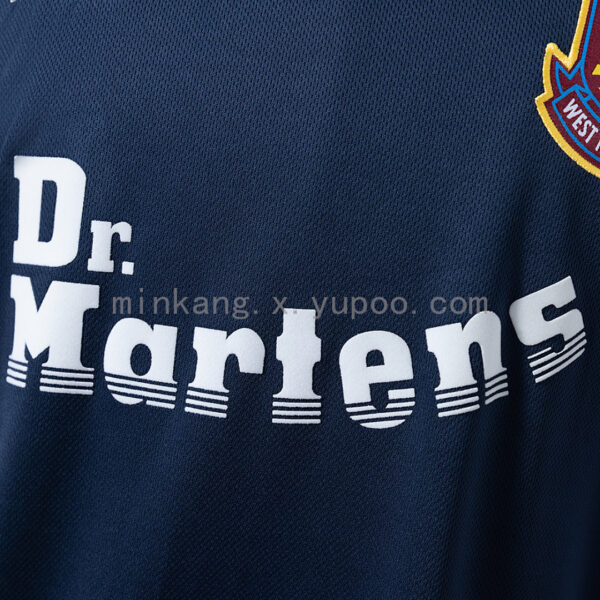Camiseta West Ham United 2000/01 Retro Tercera - detalle