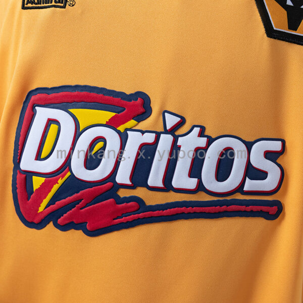Camiseta Wolverhampton Wanderers 2003 Retro Local - detalle tejido