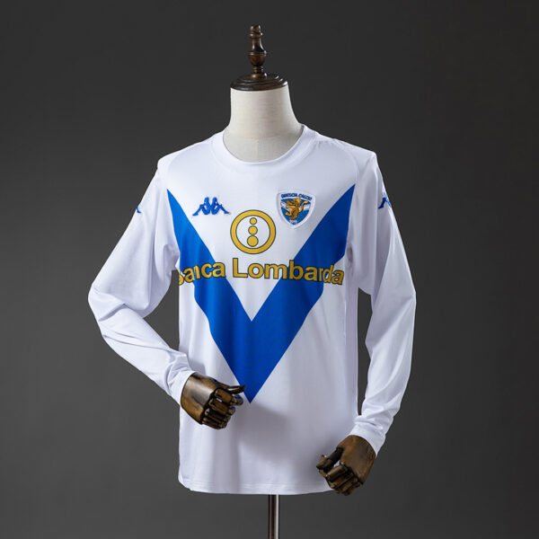 Camiseta Brescia 2003 Retro Local Manga Larga - vista frontal