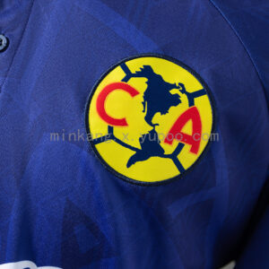 Camiseta Club América 1990/91 Visita Manga Larga - detalle textura de la tela