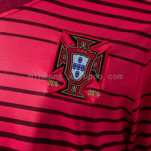 Camiseta Portugal 2014 Retro Local - detalle