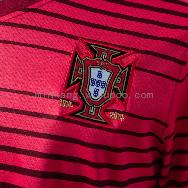 Camiseta Portugal 2014 Retro Local - detalle