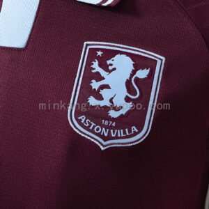 Camiseta Aston Villa 2024/25 Local - detalle textura tela