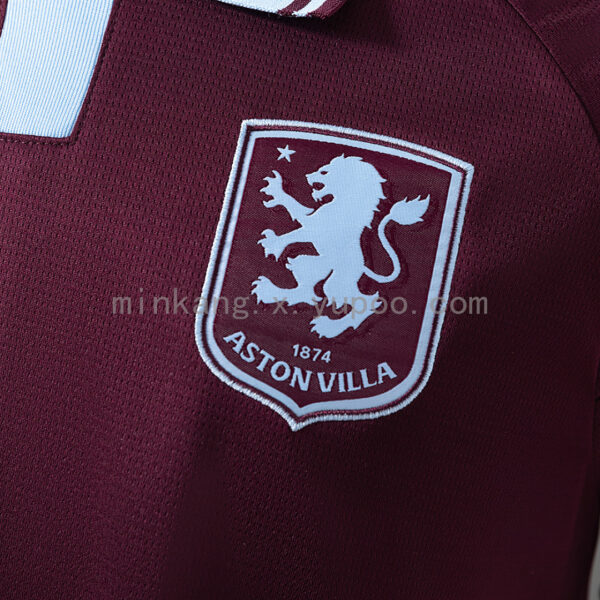 Camiseta Aston Villa 2024/25 Local - detalle textura tela
