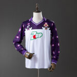 Camiseta Fiorentina 1996 Retro Visita Manga Larga - vista frontal