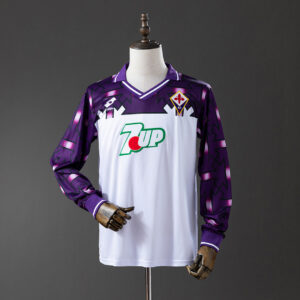 Camiseta Fiorentina 1996 Retro Visita Manga Larga - vista frontal