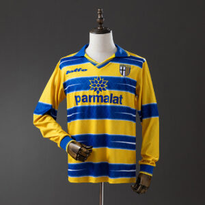 Camiseta Parma 1999/2000 Retro Local Manga Larga - vista frontal