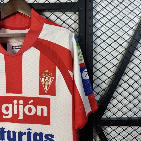 Camiseta Sporting de Gijón 2016/17 Retro Local — vista frontal