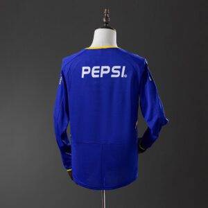 Camiseta Boca Juniors 2000/01 Retro Local Manga Larga - vista trasera