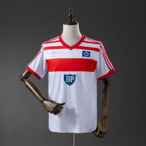 Camiseta Hamburger SV 1983 Retro Local - detalle escudo