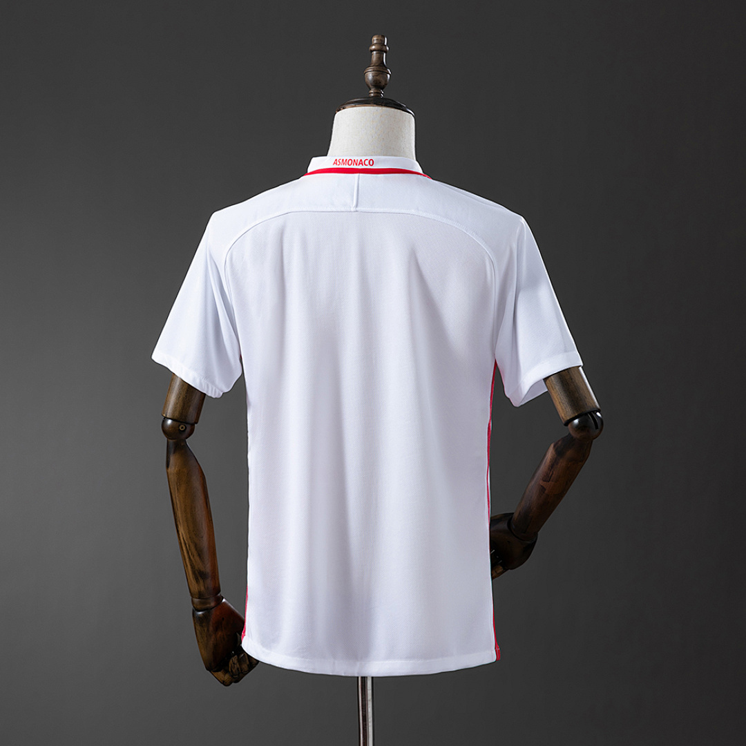 Camiseta AS Monaco 1990 Retro Local - vista frontal