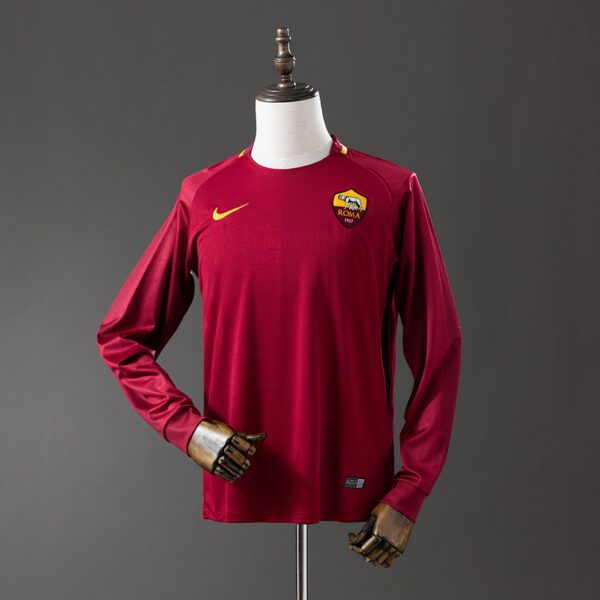 Camiseta AS Roma 2023/24 Local Manga Larga - vista frontal