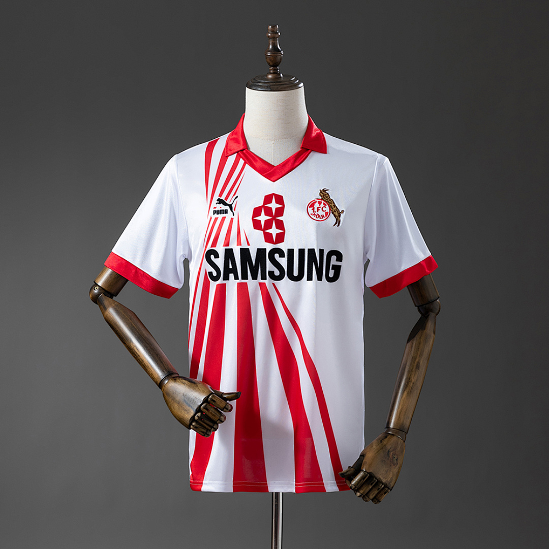 Camiseta 1. FC Köln 1999/00 Retro Local - vista frontal