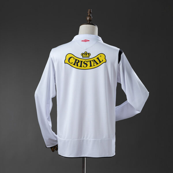 Camiseta Colo Colo 2006 Retro Local Manga Larga - detalle escudo