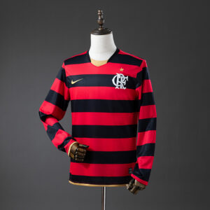 Camiseta Flamengo 2023/24 Local Manga Larga — vista frontal