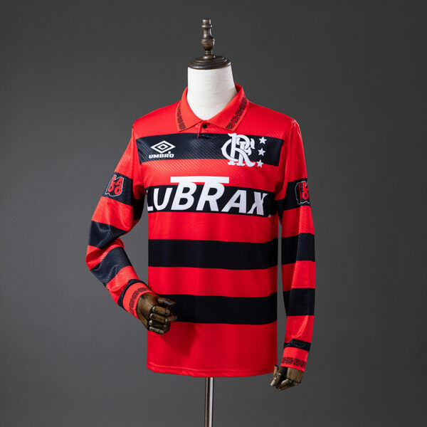 Camiseta Flamengo 2019/20 Local Manga Larga — vista frontal