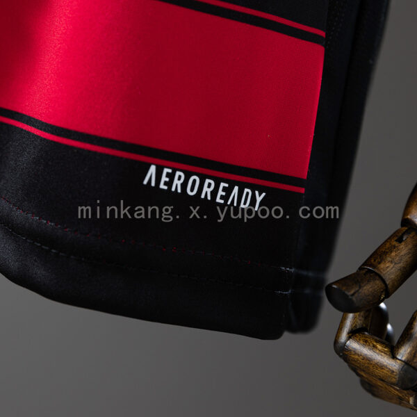 Camiseta Flamengo 2024/25 Local — vista frontal con shorts