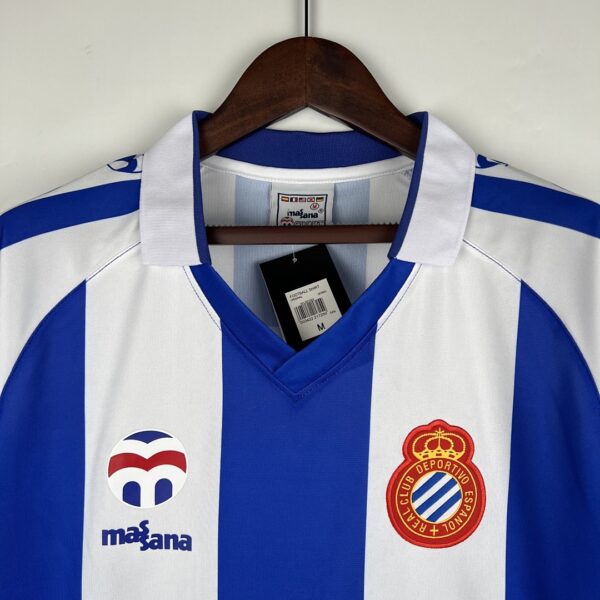 Camiseta RCD Espanyol 2000/01 Retro Local — detalle