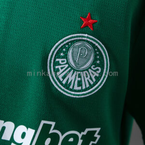 Camiseta Palmeiras 2024/25 Local — detalle dobladillo y costuras