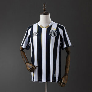 Camiseta Santos 2023 Visita — detalle patrón de tejido