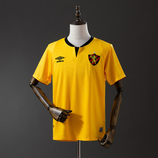 Camiseta Sport Recife 2024 Visita — detalle de costura