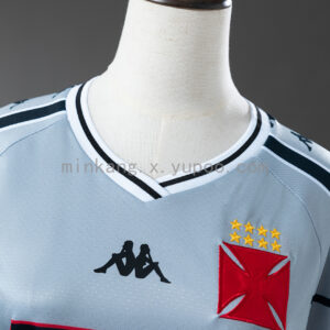Camiseta Vasco da Gama 2023 Tercera Mujer — detalle frontal superior