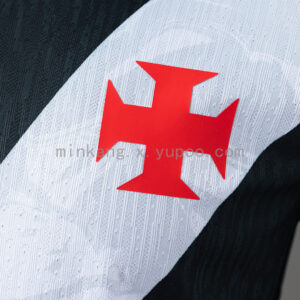 Camiseta Vasco da Gama 2023 Local Version Jugador — detalle manga y puño