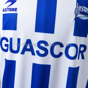Camiseta Deportivo Alavés 2000/01 Retro Local — detalle tejido