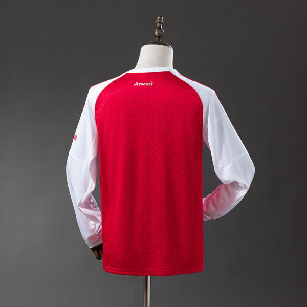 Camiseta Arsenal 2023/24 Local Manga Larga - detalle cuello