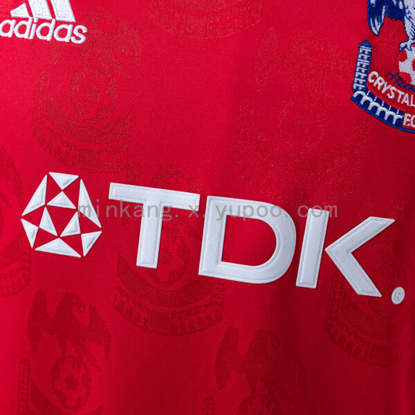 Camiseta Crystal Palace 1990/91 Retro Local - en maniquí