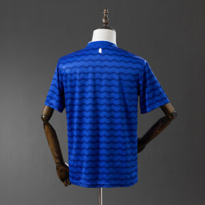 Camiseta Everton 2023/24 Local - textura de la tela con patrón de ondas