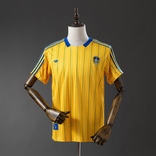 Camiseta Leeds United 1988/89 Retro Visita - vista frontal