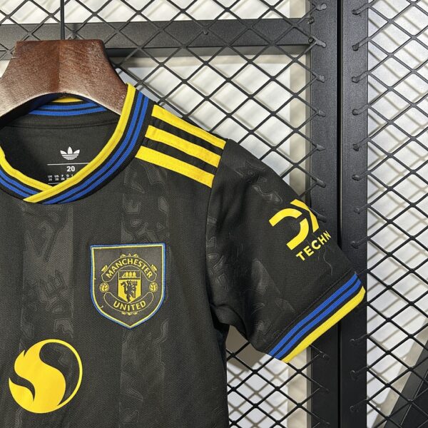 Camiseta Manchester United 1988/89 Retro Tercera - detalle