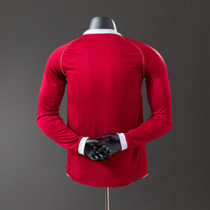 Camiseta Manchester United 2006/07 Retro Local Manga Larga - detalle