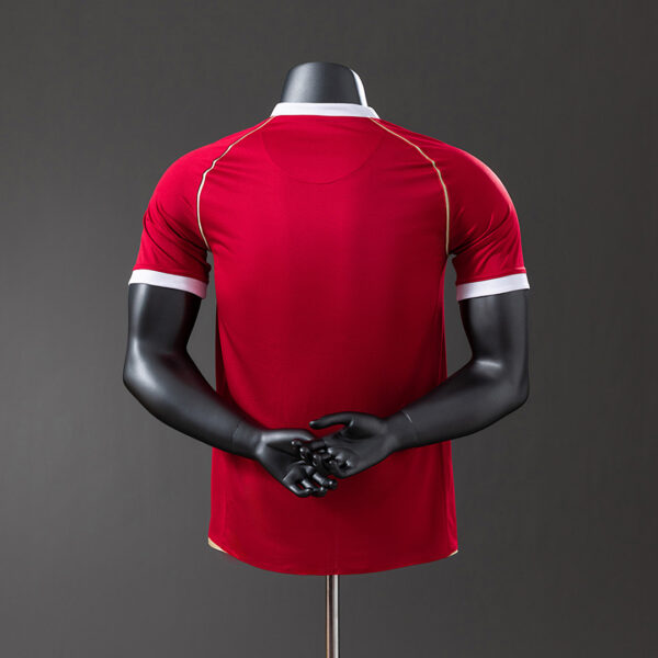 Camiseta Manchester United 2006/07 Retro Local Version Jugador - vista lateral