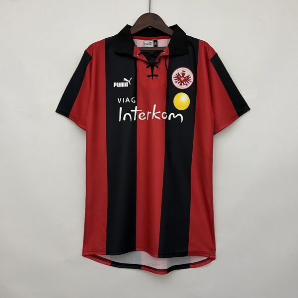 Camiseta Eintracht Frankfurt 1999/00 Retro Local - detalle tela