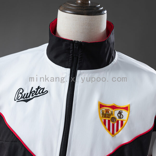 Camiseta Sevilla FC 1986 Retro Cortaviento — vista trasera