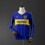 Camiseta Boca Juniors 2000/01 Retro Local Manga Larga - vista frontal