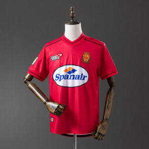 Camiseta RCD Mallorca 1998/99 Retro Local — detalle escudo