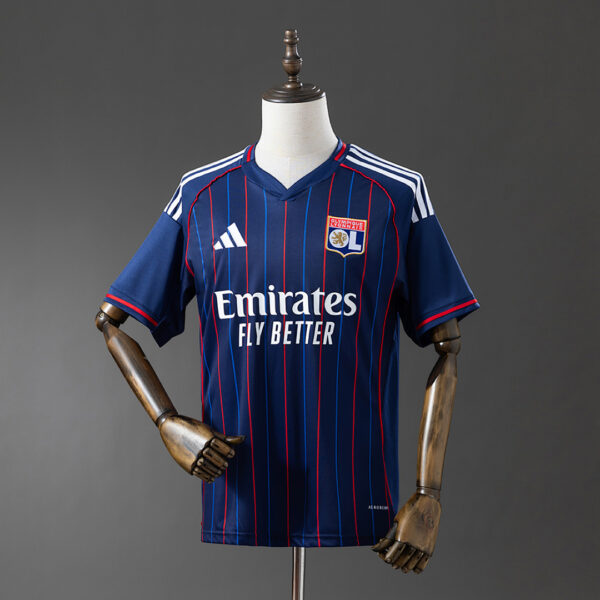 Camiseta Olympique Lyonnais 2023/24 Visita - vista trasera