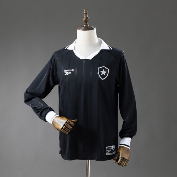 Camiseta Botafogo 2000 Retro Local Manga Larga — vista frontal