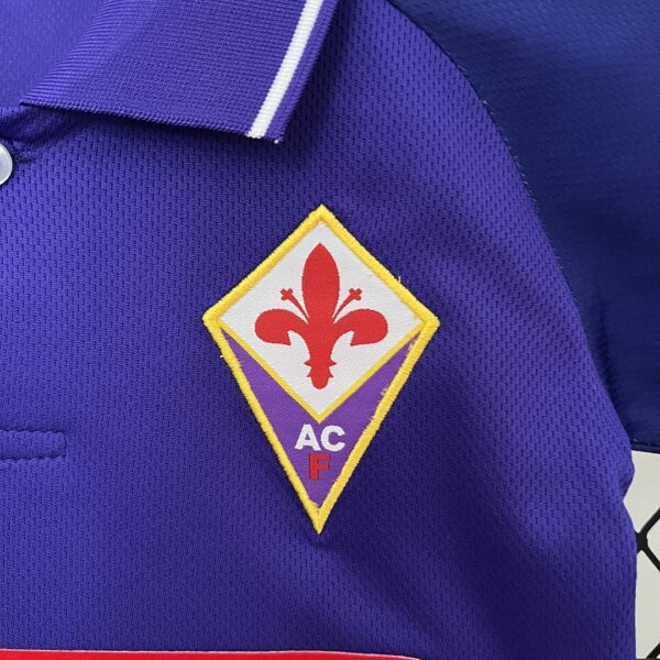 Camiseta Fiorentina 1998 Retro Local - detalle